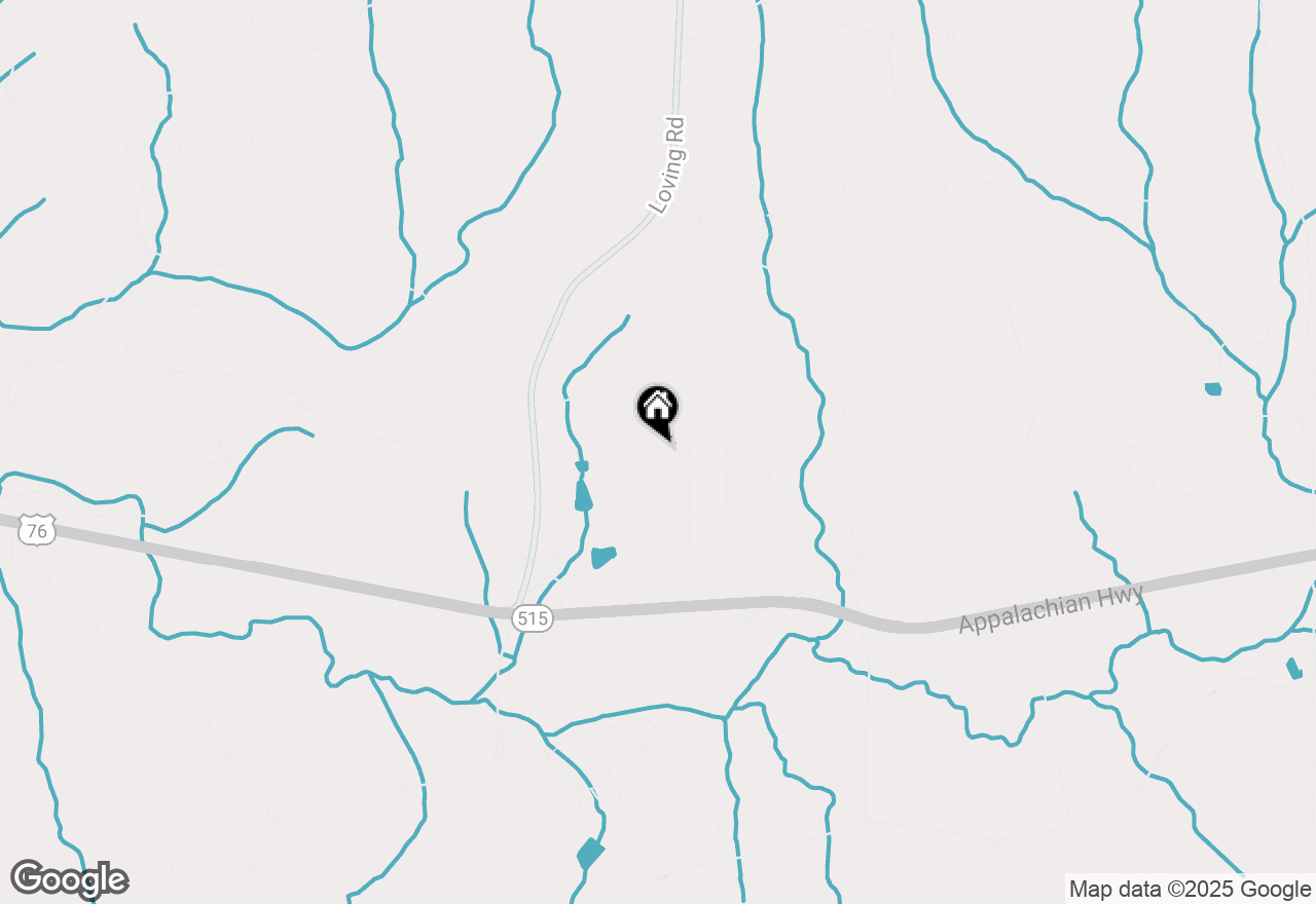 Map of 646 High Country Circle, Morganton, GA 30560