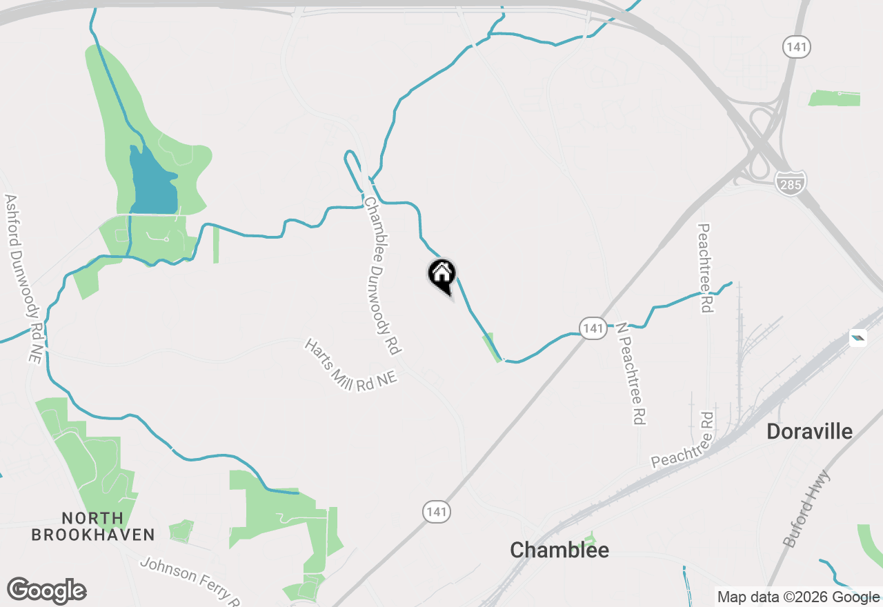 Map of 3831 Greenhill Drive, Atlanta, GA 30341