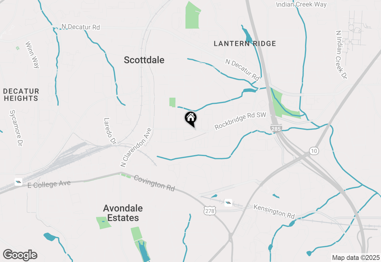 Map of 3241 Rockbridge Road, Avondale Estates, GA 30002