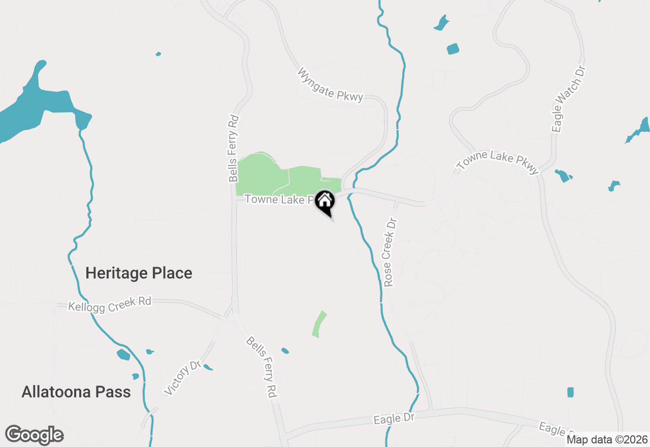 Map of 304 Rose Creek Way, Woodstock, GA 30189