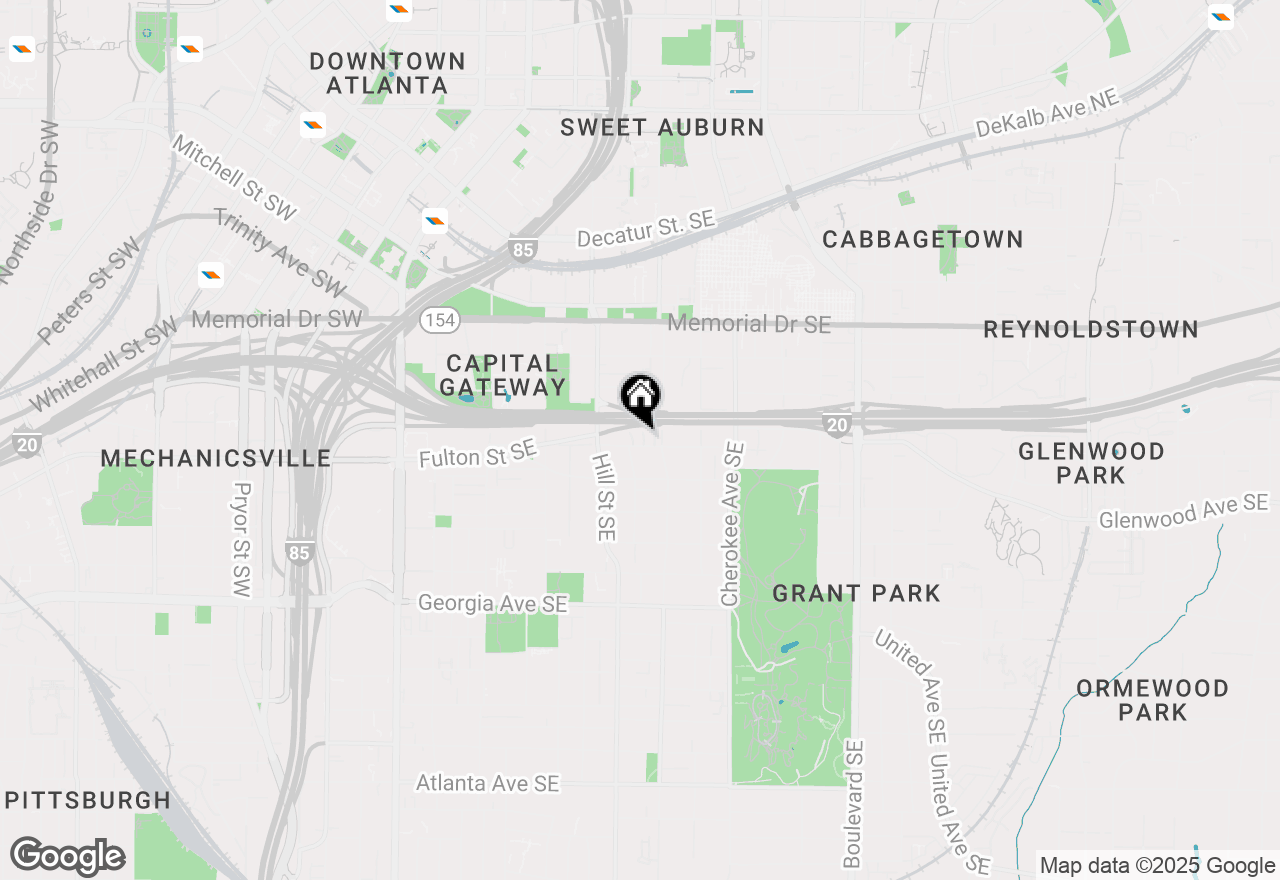 Map of 320 Glenwood Avenue, Atlanta, GA 30312