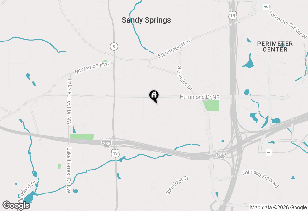 Map of 5960 Kayron Drive, Sandy Springs, GA 30328