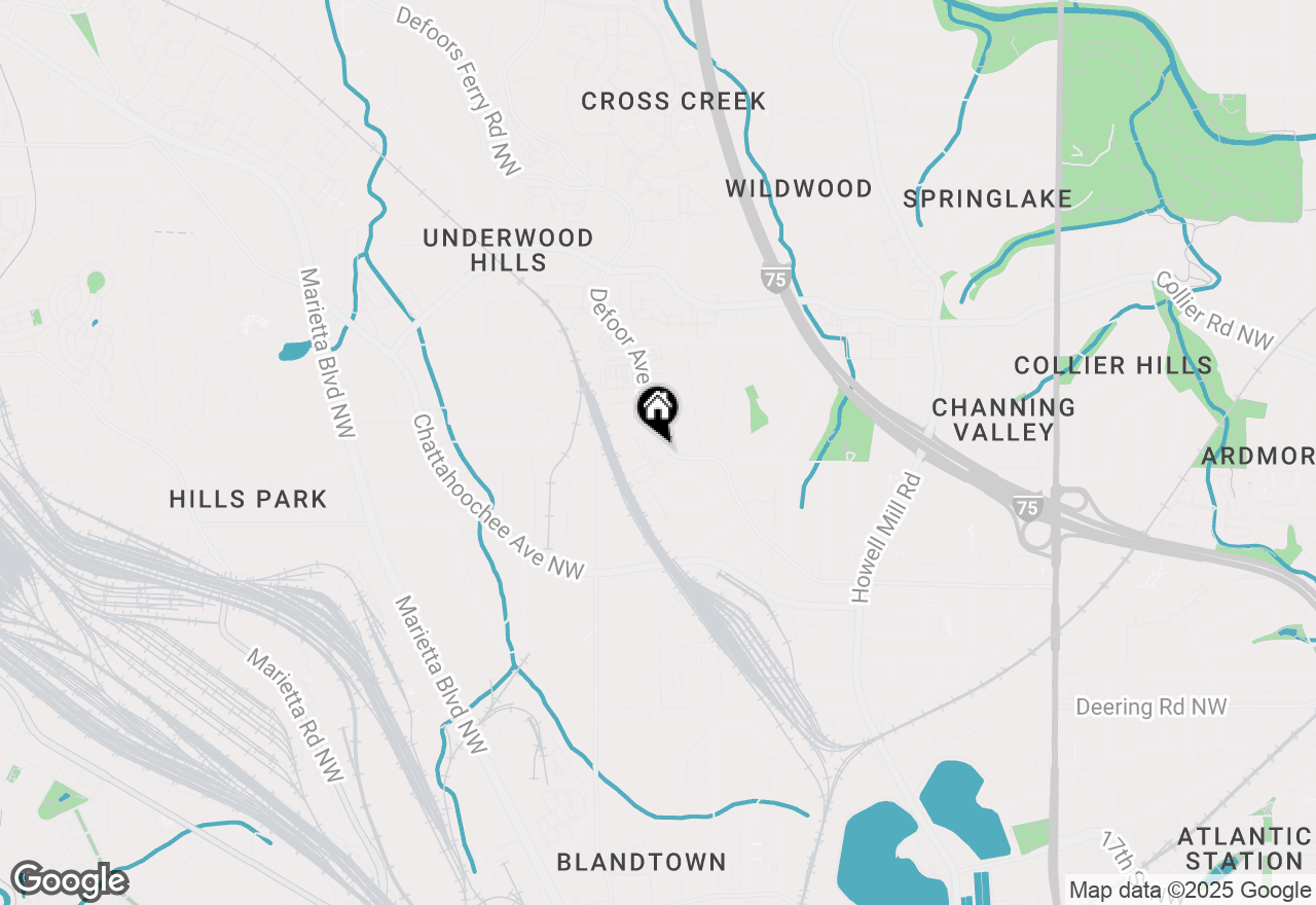 Map of 1824 Defoor Avenue Nw #2310, Atlanta, GA 30318