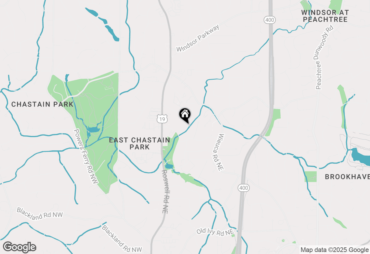 Map of 4237 Rickenbacker Way Ne, Atlanta, GA 30342