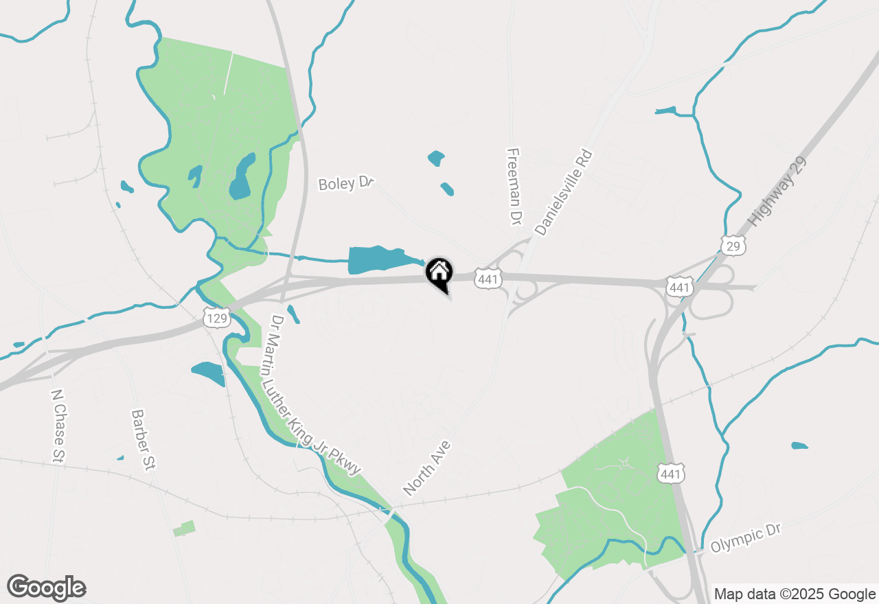 Map of 205 Northcrest Drive, Athens, GA 30601