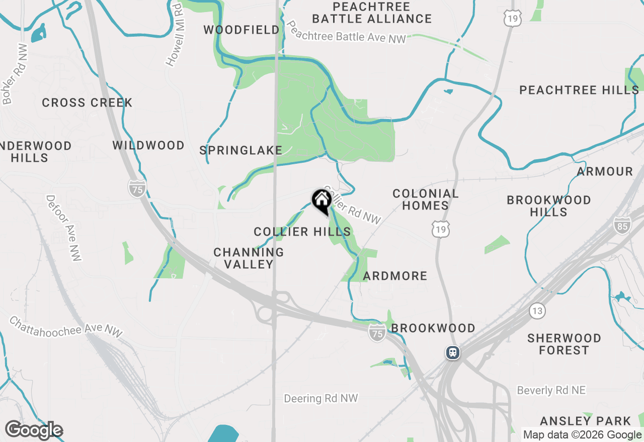 Map of 1956 Greystone Road Nw, Atlanta, GA 30318