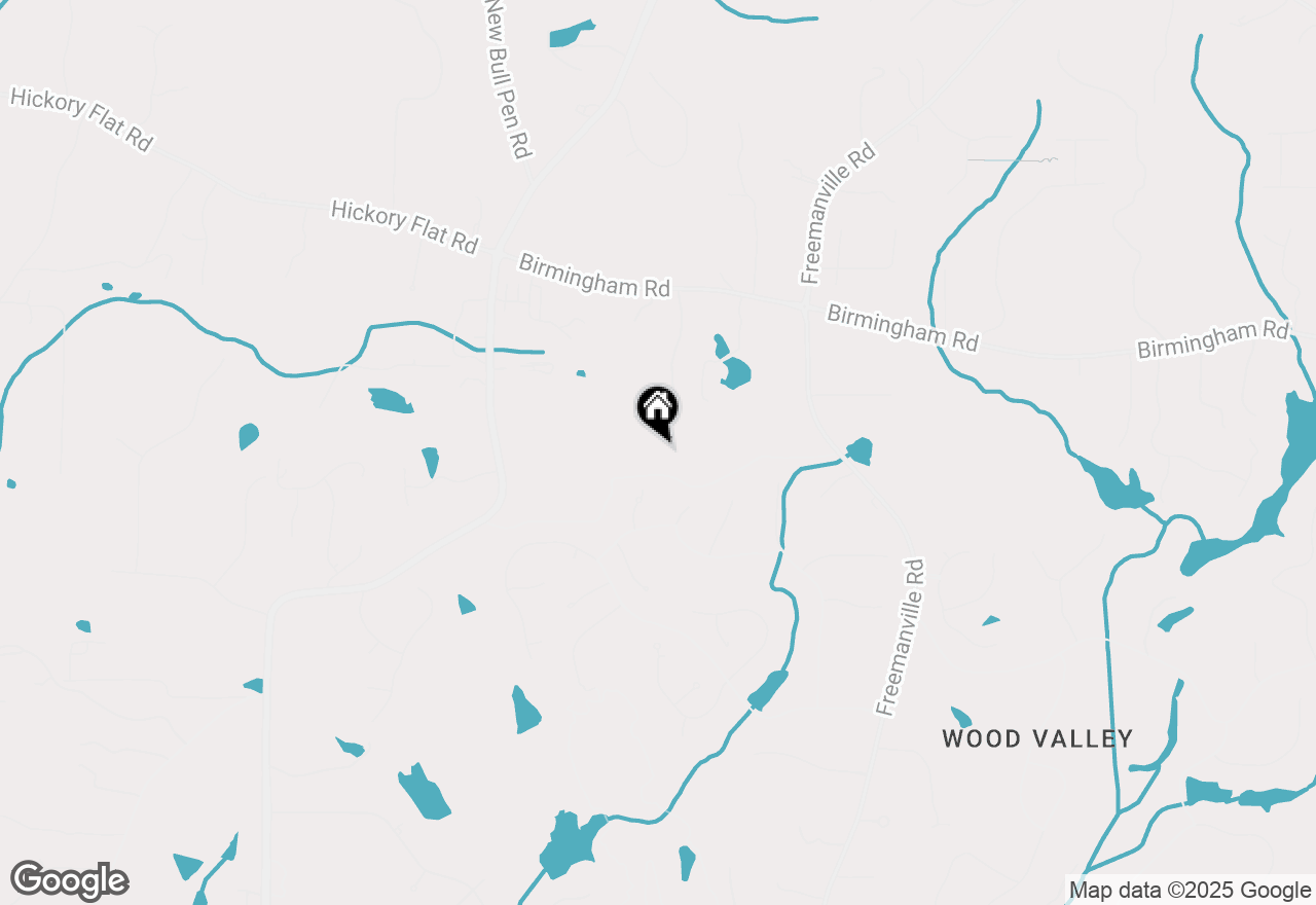 Map of 1160 Nix Road, Milton, GA 30004