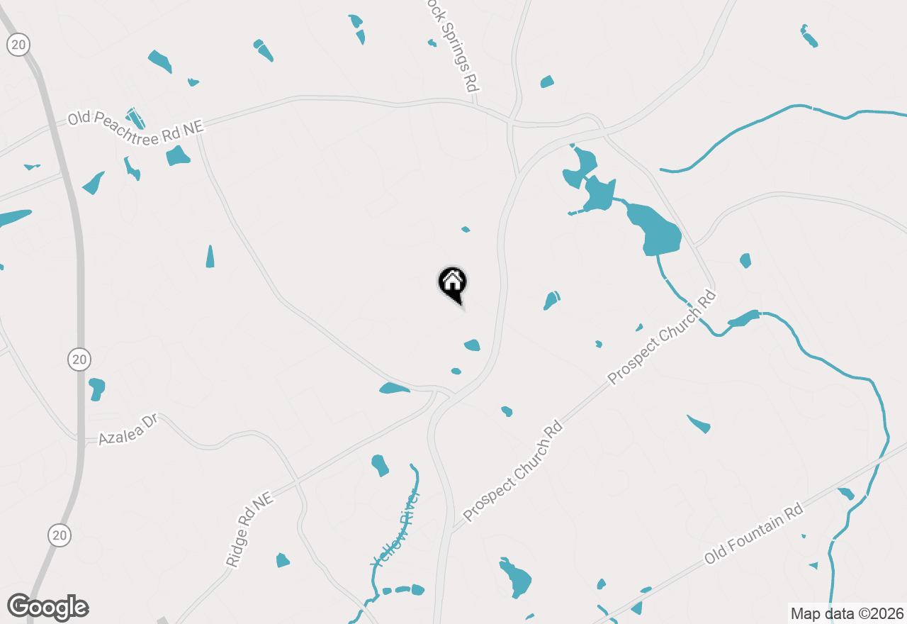 Map of 1544 Pine Creek Way, Lawrenceville, GA 30043