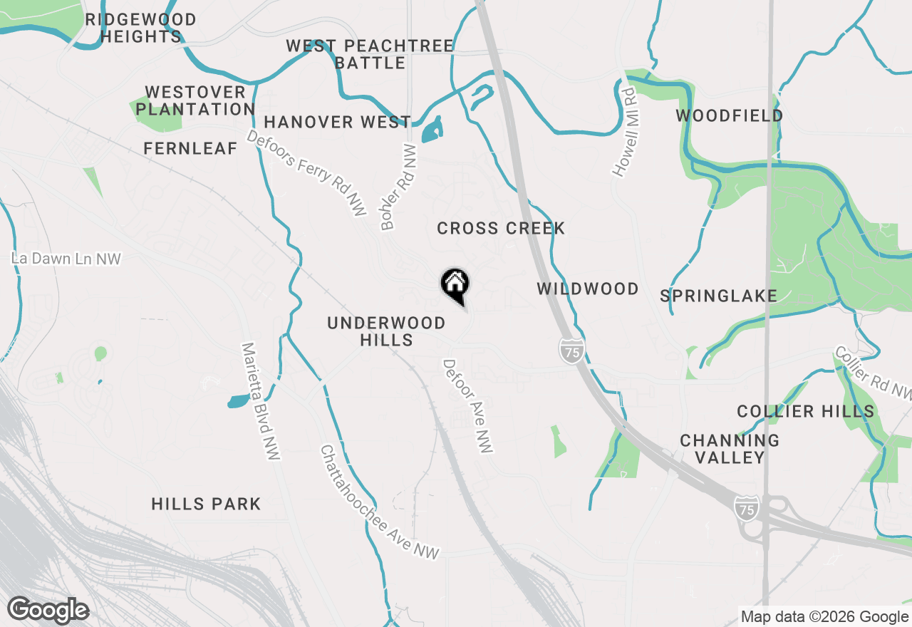 Map of 1190 John Collier Road, Atlanta, GA 30318