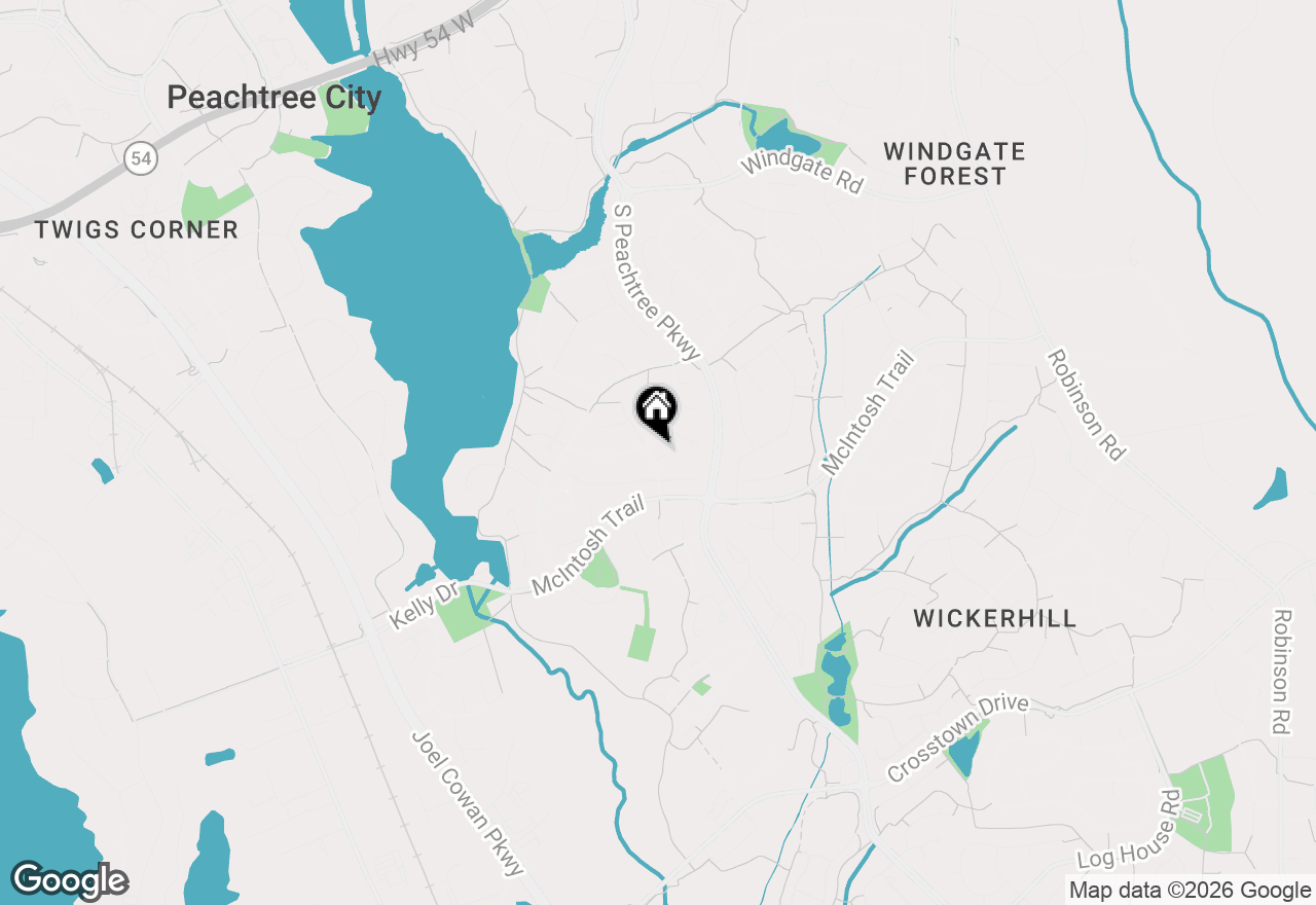 Map of 101 Bluegill Trace, Peachtree City, GA 30269