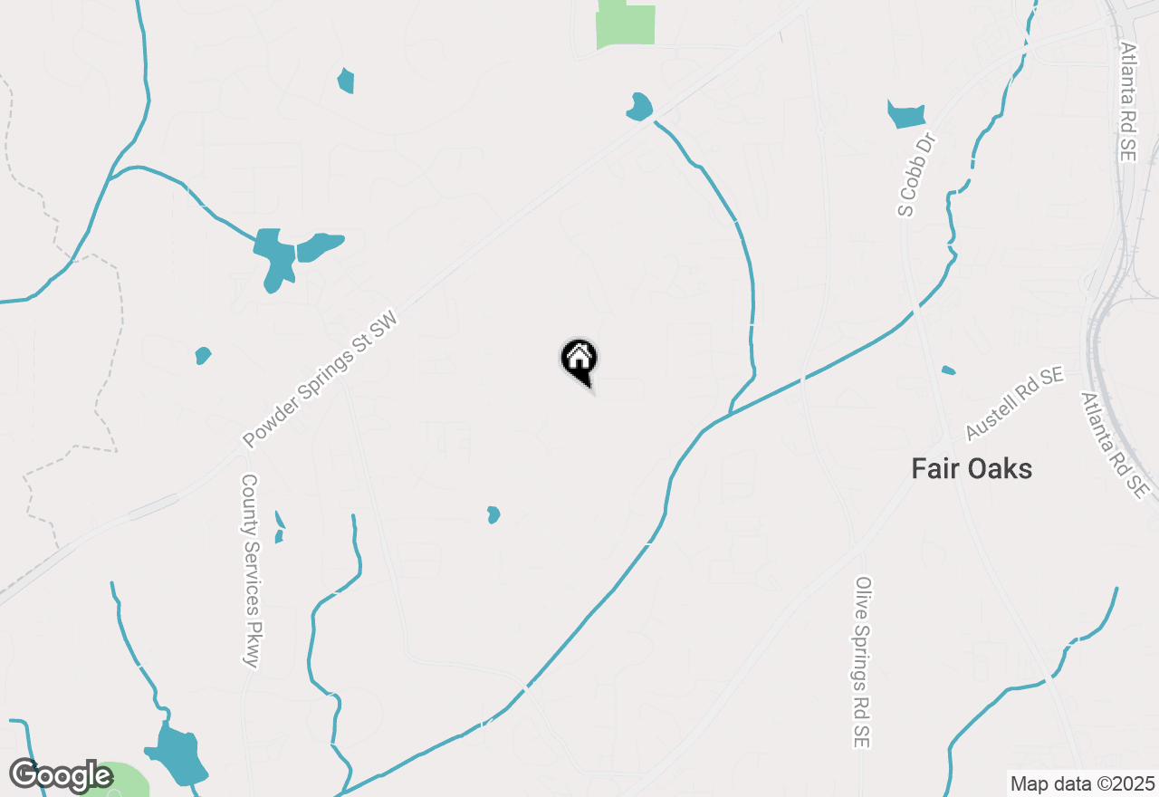 Map of 1315 Arden Drive Sw, Marietta, GA 30008