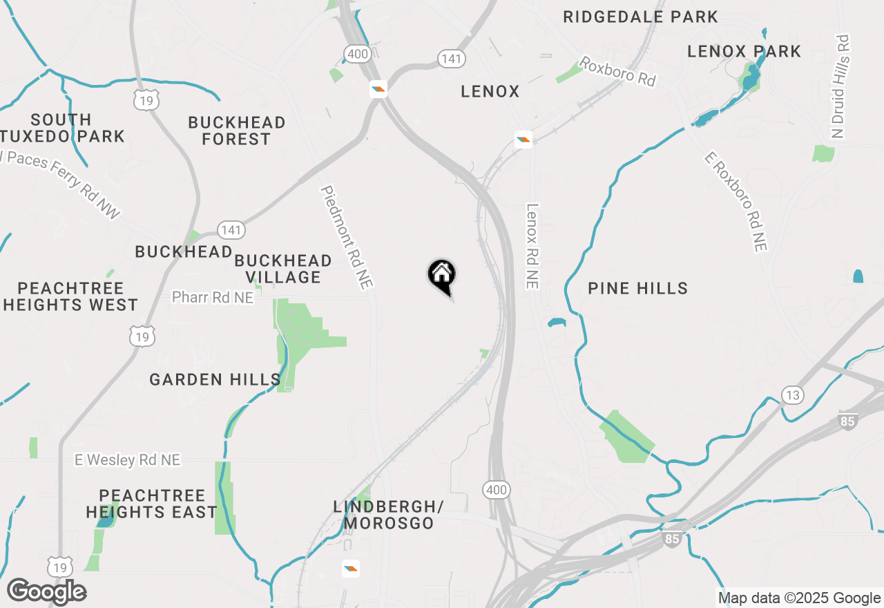 Map of 664 B Timm Valley Road, Atlanta, GA 30305