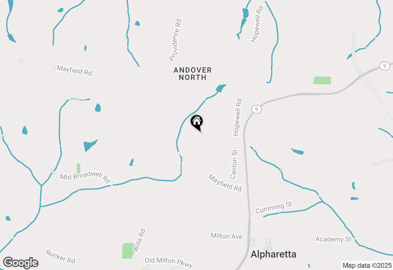 Map of 5600 Surrey Court, Alpharetta, GA 30009