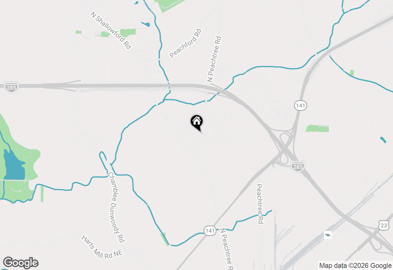Map of 2184 Haydon Lane, Chamblee, GA 30341
