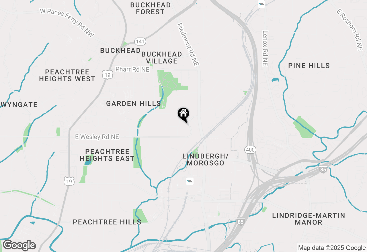 Map of 510 Pine Tree Drive Ne, Atlanta, GA 30305