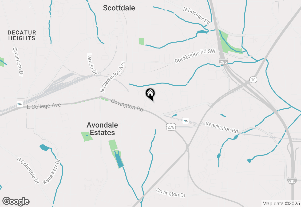 Map of 3216 Creole Ln Lane, Avondale Estates, GA 30002