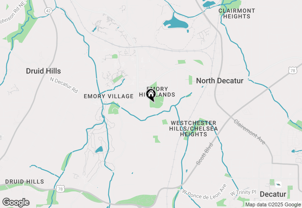 Map of 401 Emory Drive Ne, Atlanta, GA 30307
