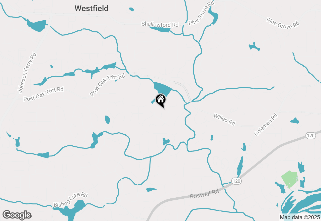 Map of 2689 Spring Rock Court Ne, Roswell, GA 30075