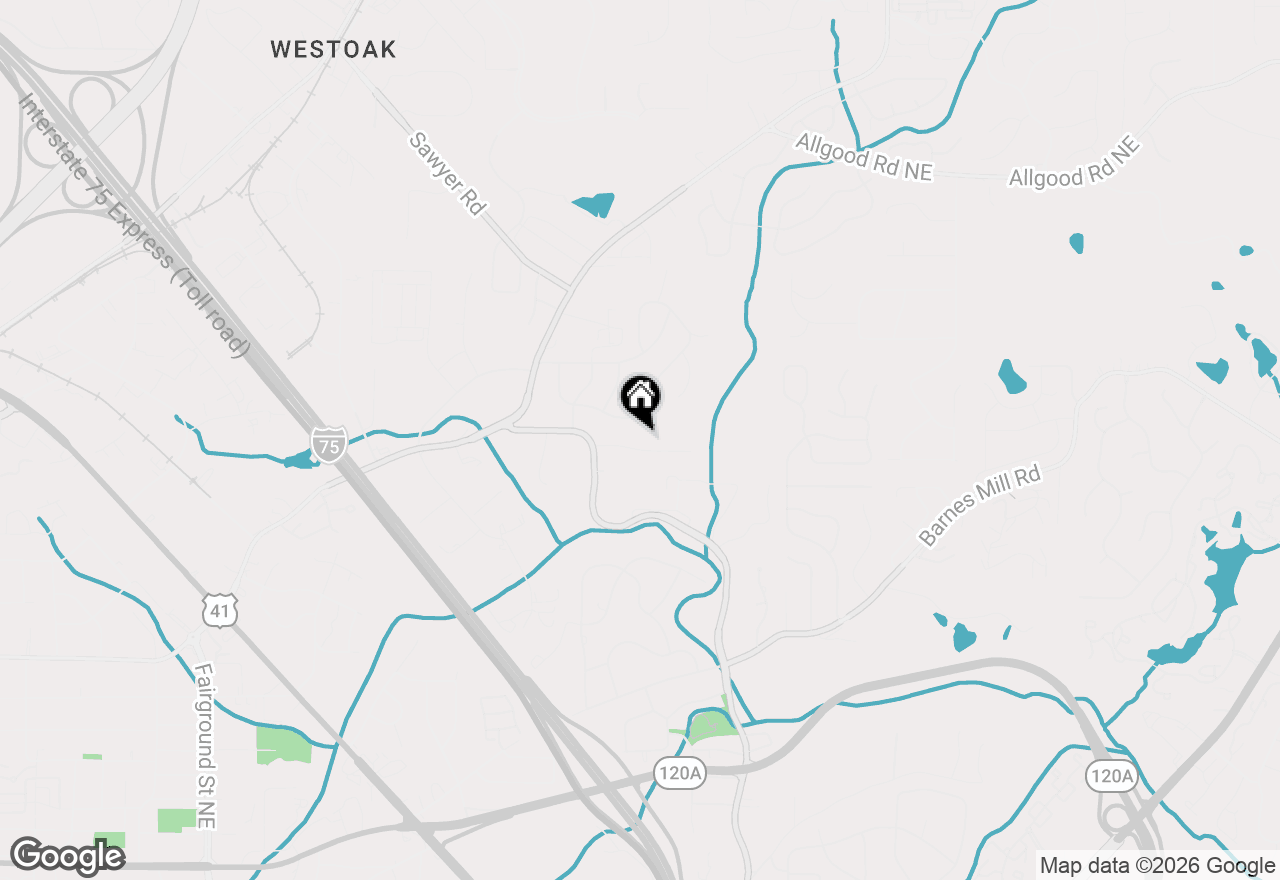 Map of 1143 Rebel Ridge Drive, Marietta, GA 30062