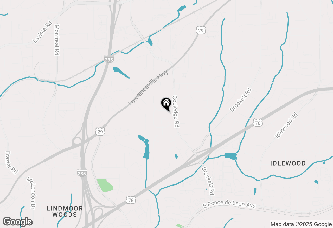 Map of 3671 Bishop Drive, Tucker, GA 30084