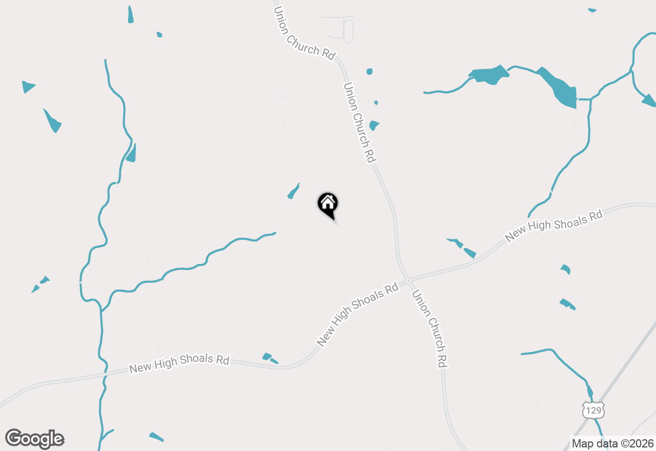 Map of 2805 Stoney Brook Lane, Watkinsville, GA 30677