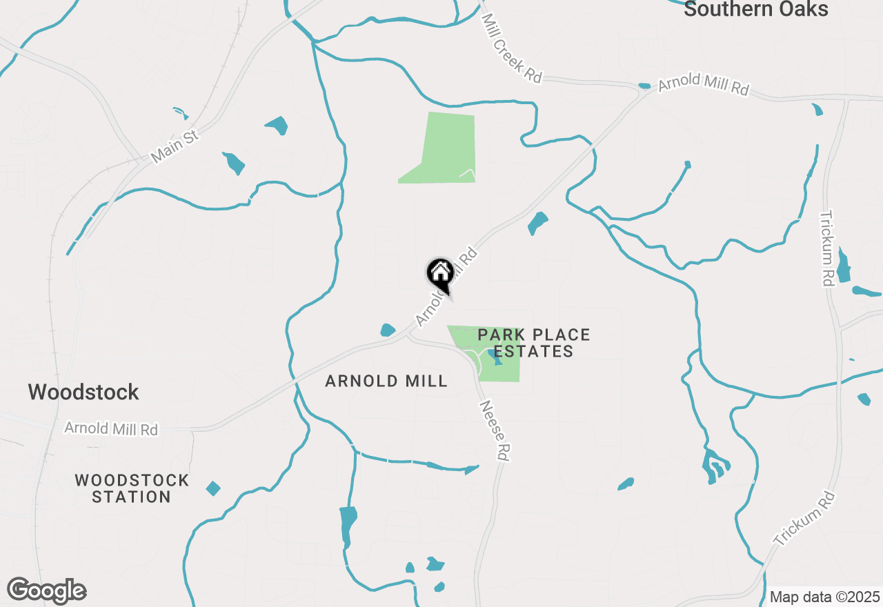 Map of 280 Park Avenue, Woodstock, GA 30188