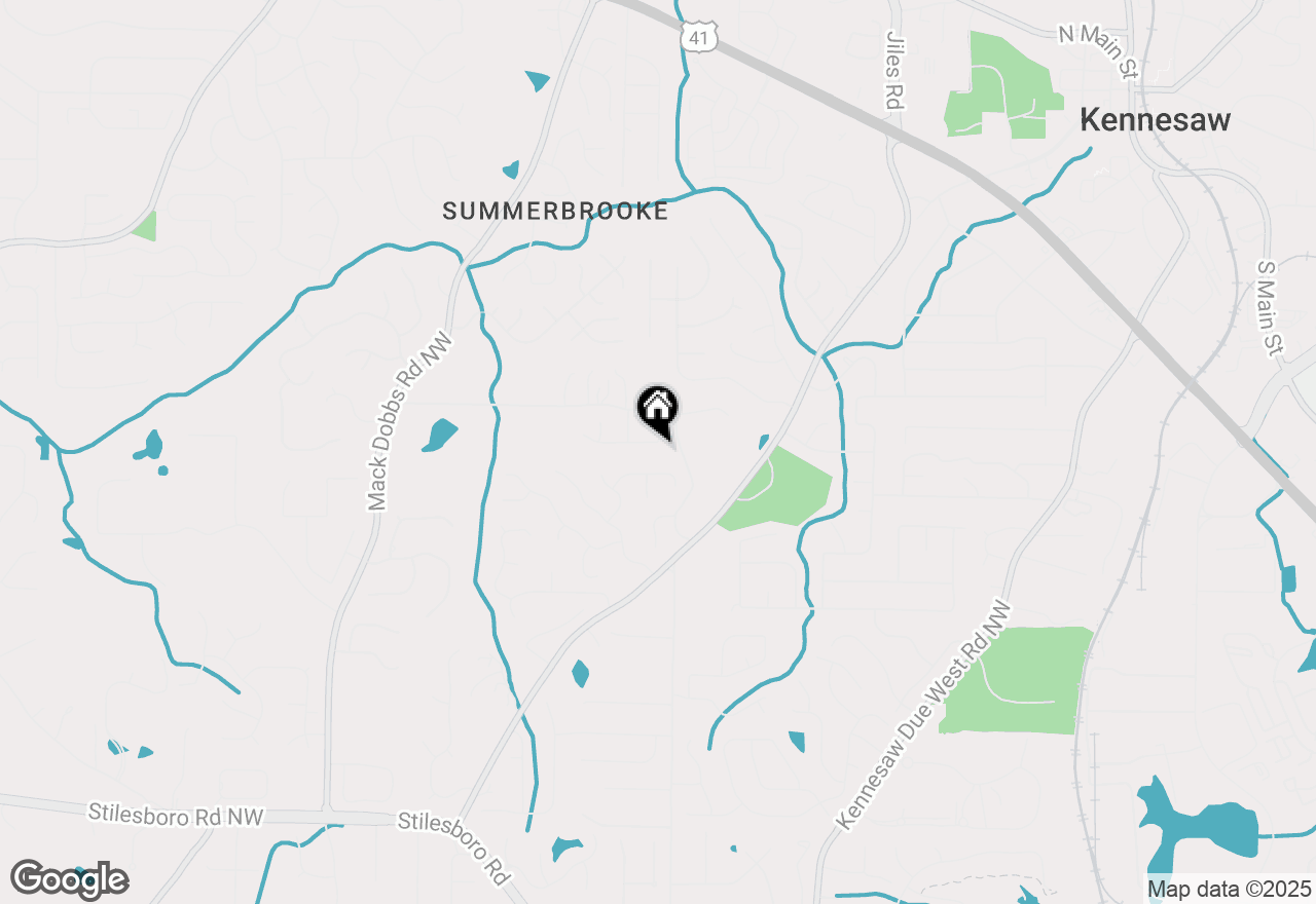 Map of 2873 Hilton Circle Nw, Kennesaw, GA 30152