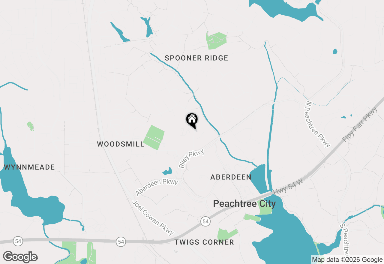 Map of 13 Cobblestone Creek, Peachtree City, GA 30269