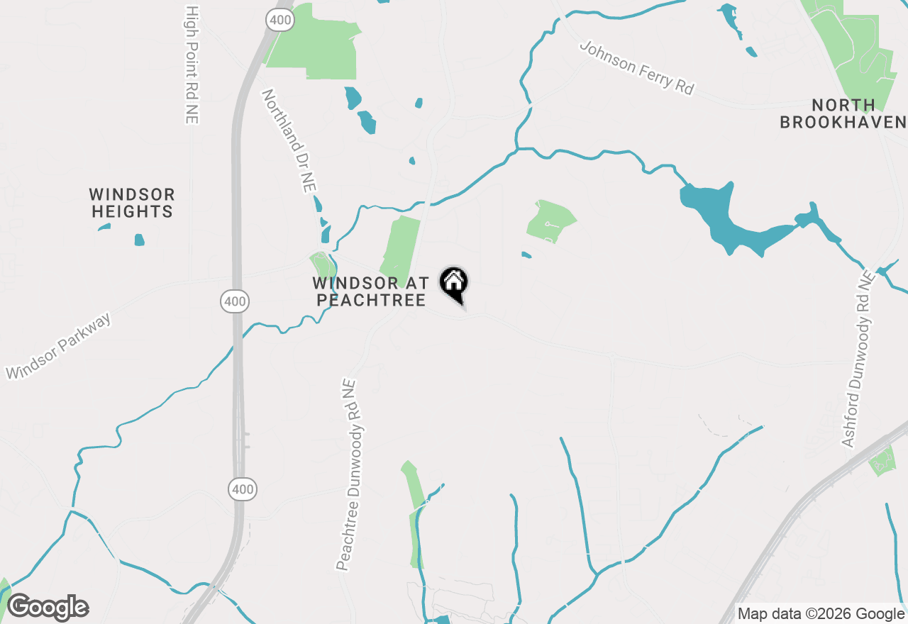 Map of 4440 Highgrove Pointe, Sandy Springs, GA 30319