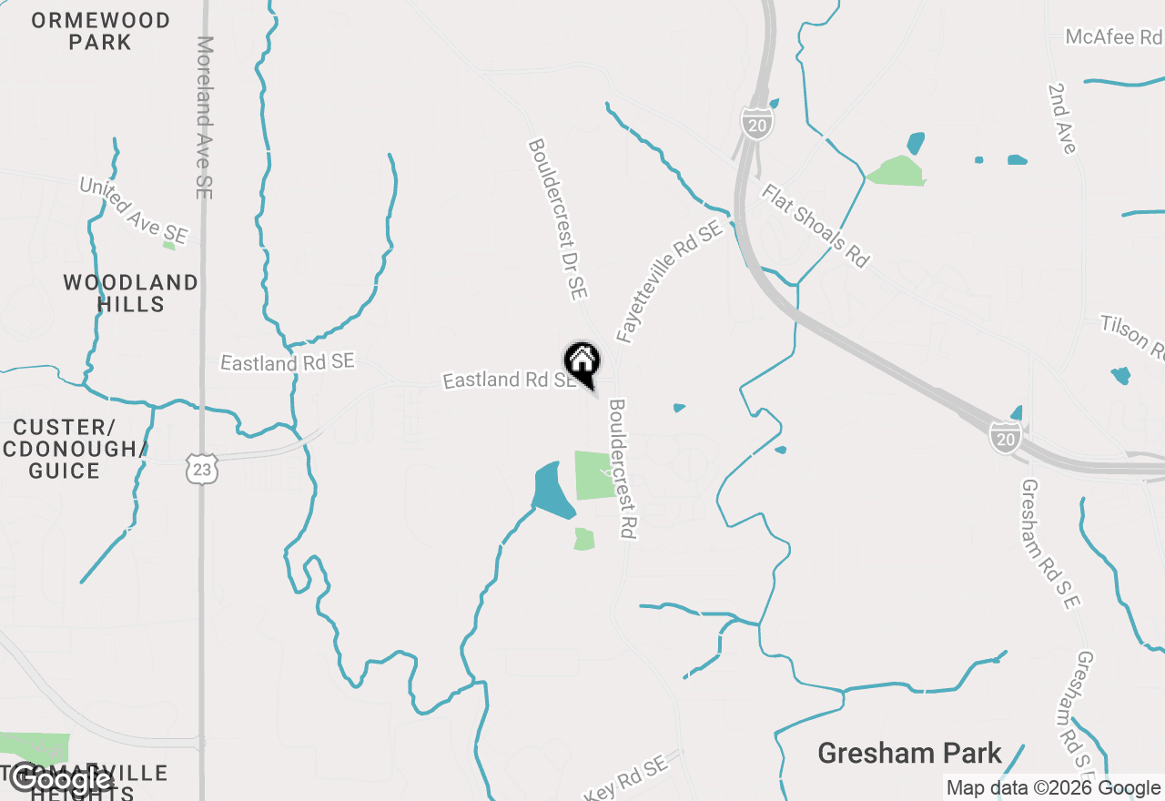 Map of 2414 Lakeshore Lane Se, Atlanta, GA 30316