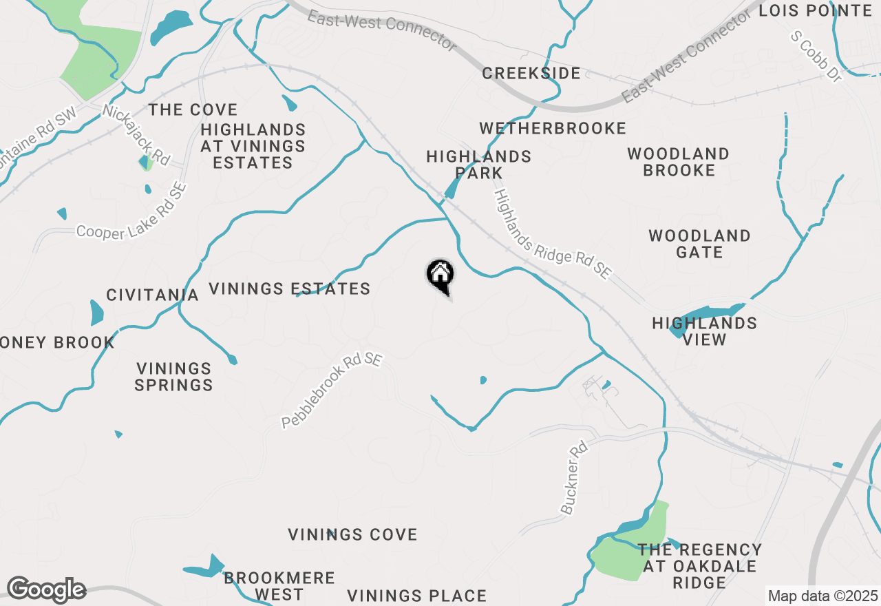 Map of 5059 Belair Bluff Court Se, Smyrna, GA 30126
