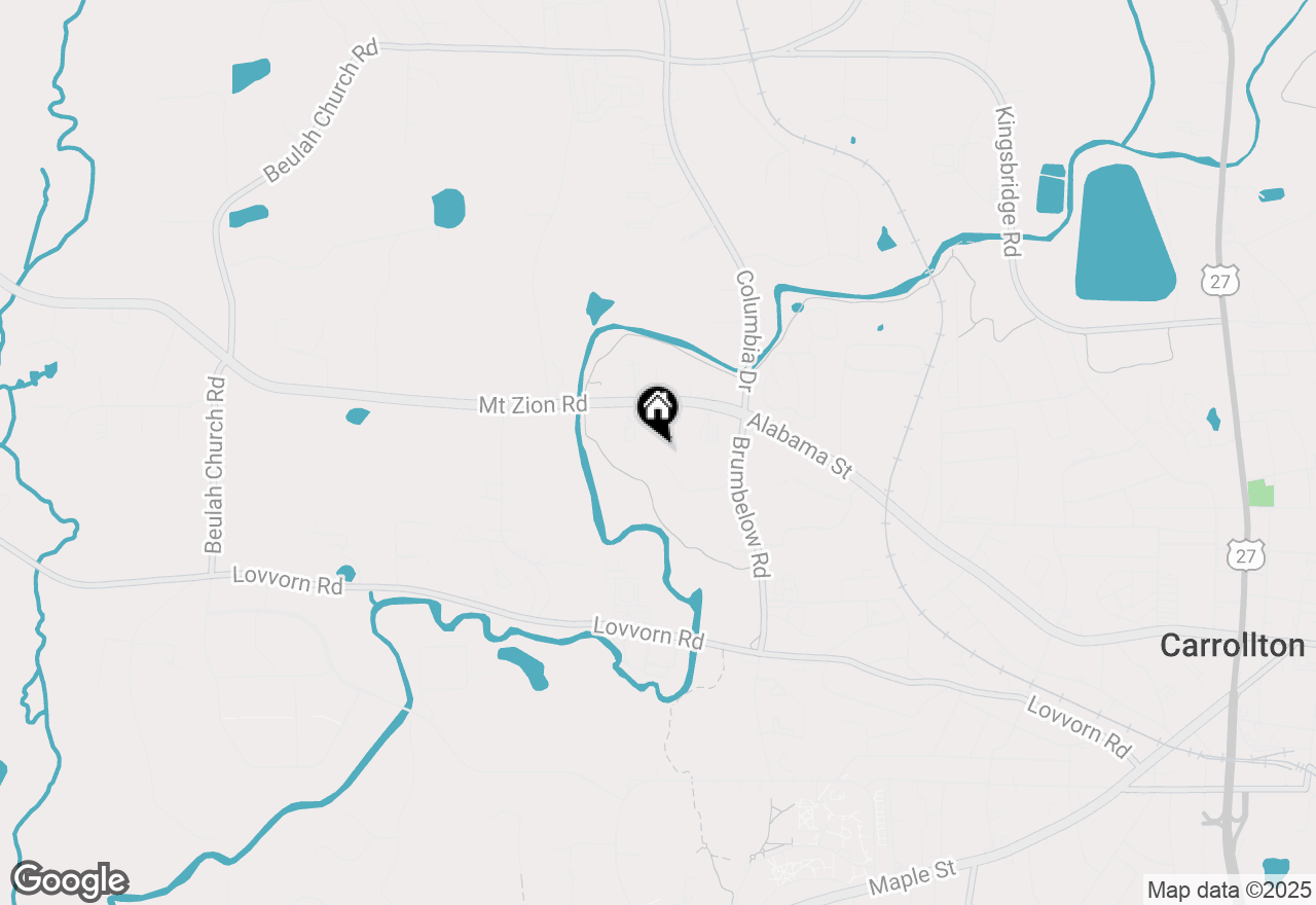 Map of 175A West Georgia Industrial Avenue, Carrollton, GA 30117