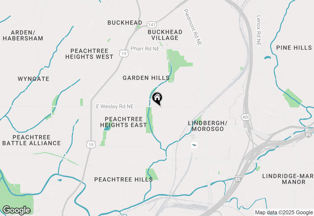 Map of 2696 Ellwood Drive Ne, Atlanta, GA 30305