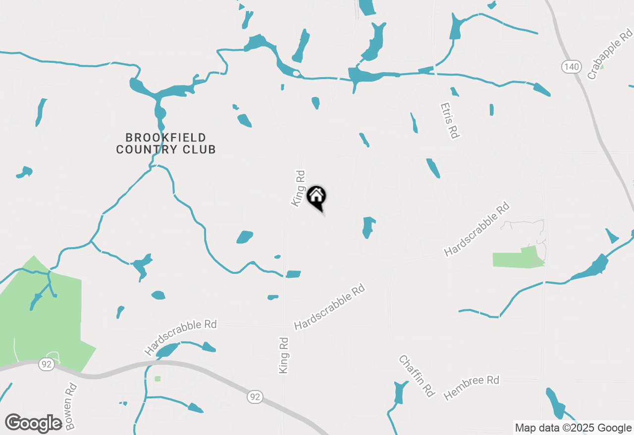 Map of 125 Fortuna Court, Roswell, GA 30075