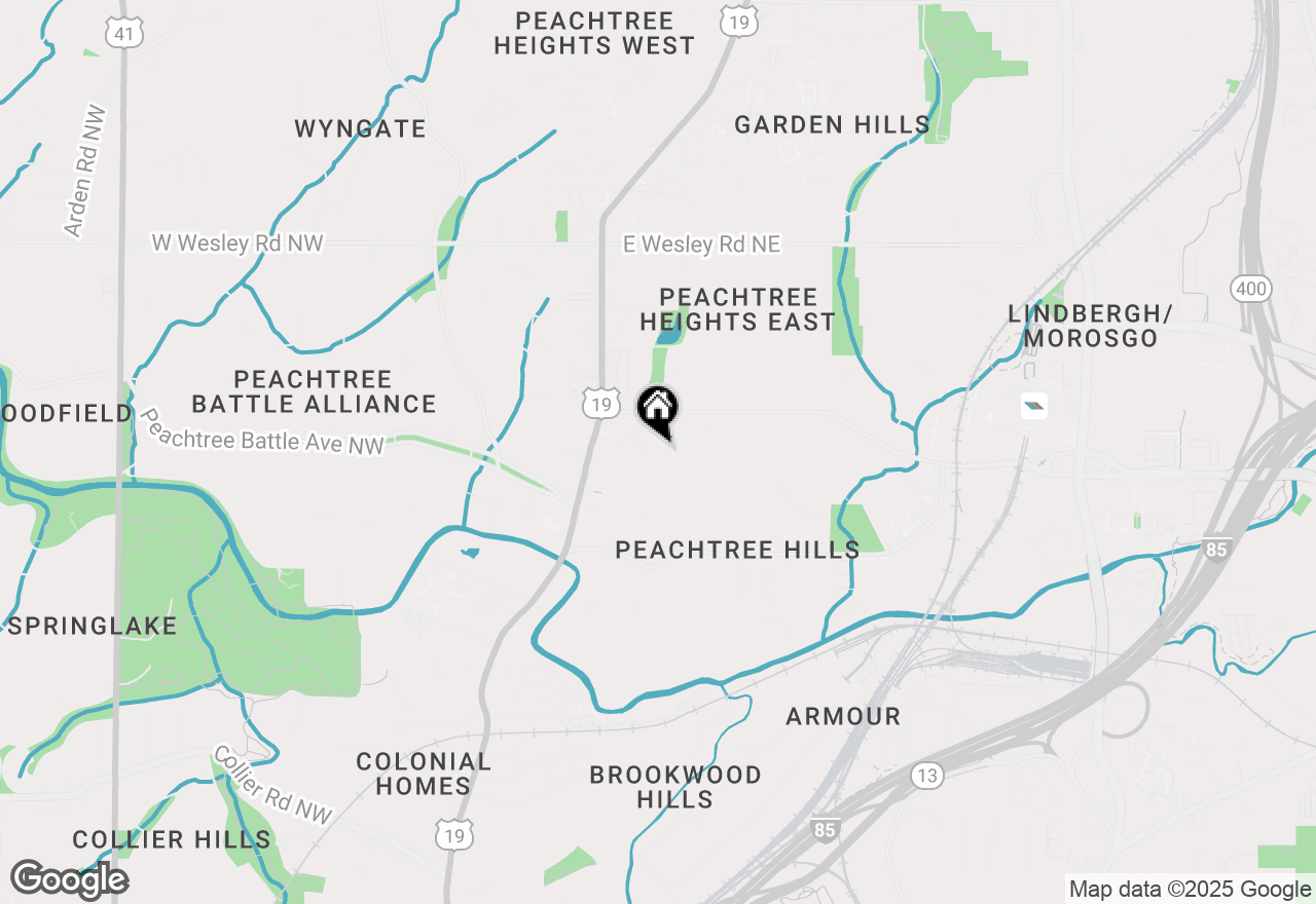 Map of 101 Terrace Drive, Atlanta, GA 30305