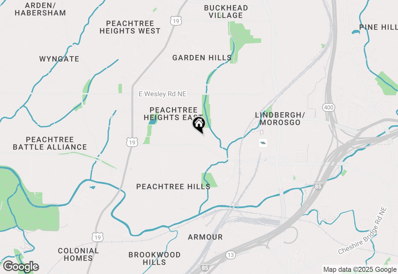 Map of 2511 Acorn Avenue Ne, Atlanta, GA 30305