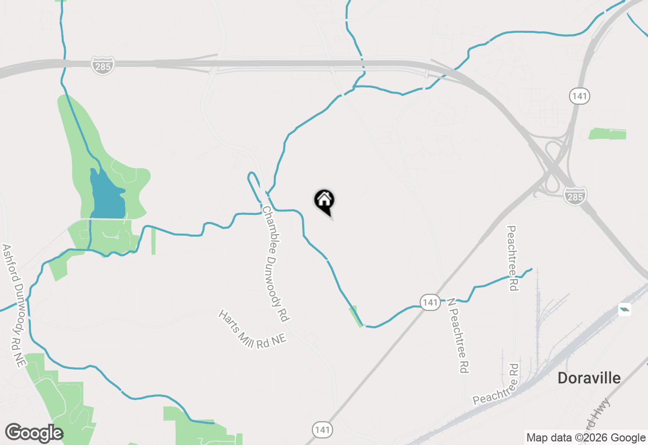 Map of 2020 Afond Court, Chamblee, GA 30341