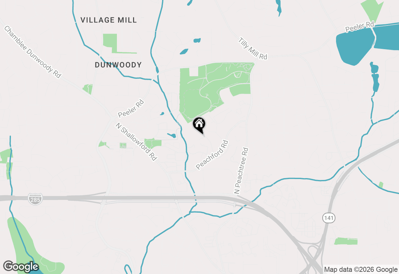 Map of 1005 Dunbar Drive, Atlanta, GA 30338