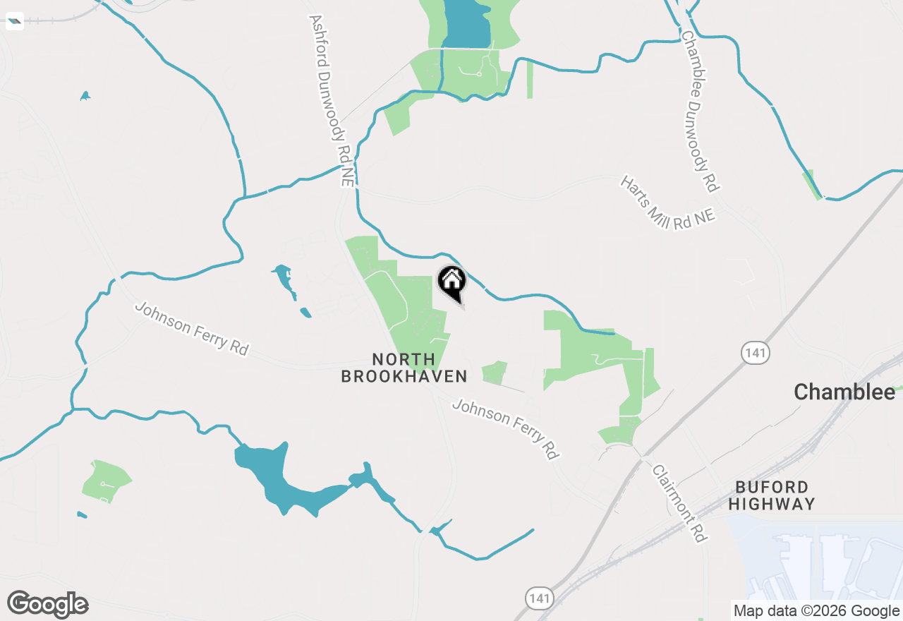 Map of 1556 Donaldson Park Drive Ne, Brookhaven, GA 30319
