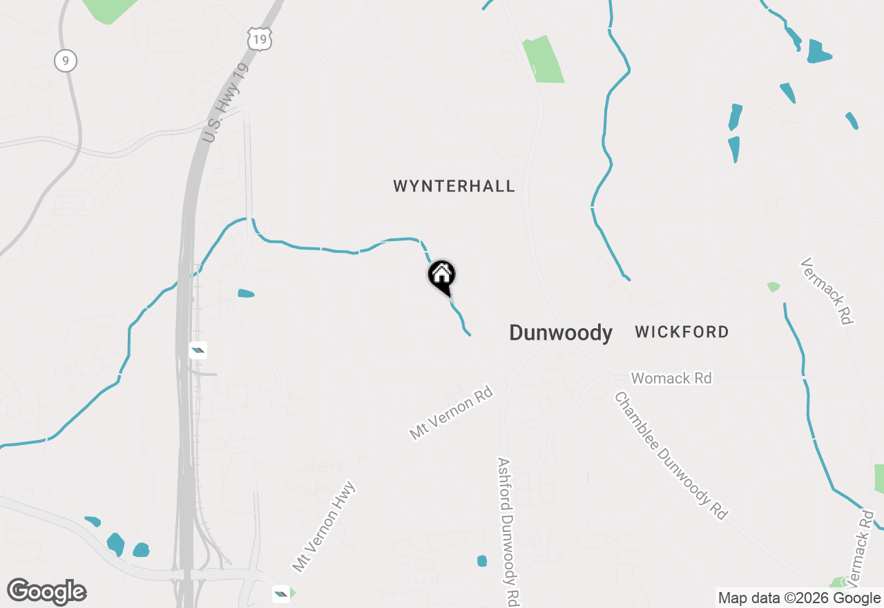 Map of 5059 Pine Bark Circle, Dunwoody, GA 30338