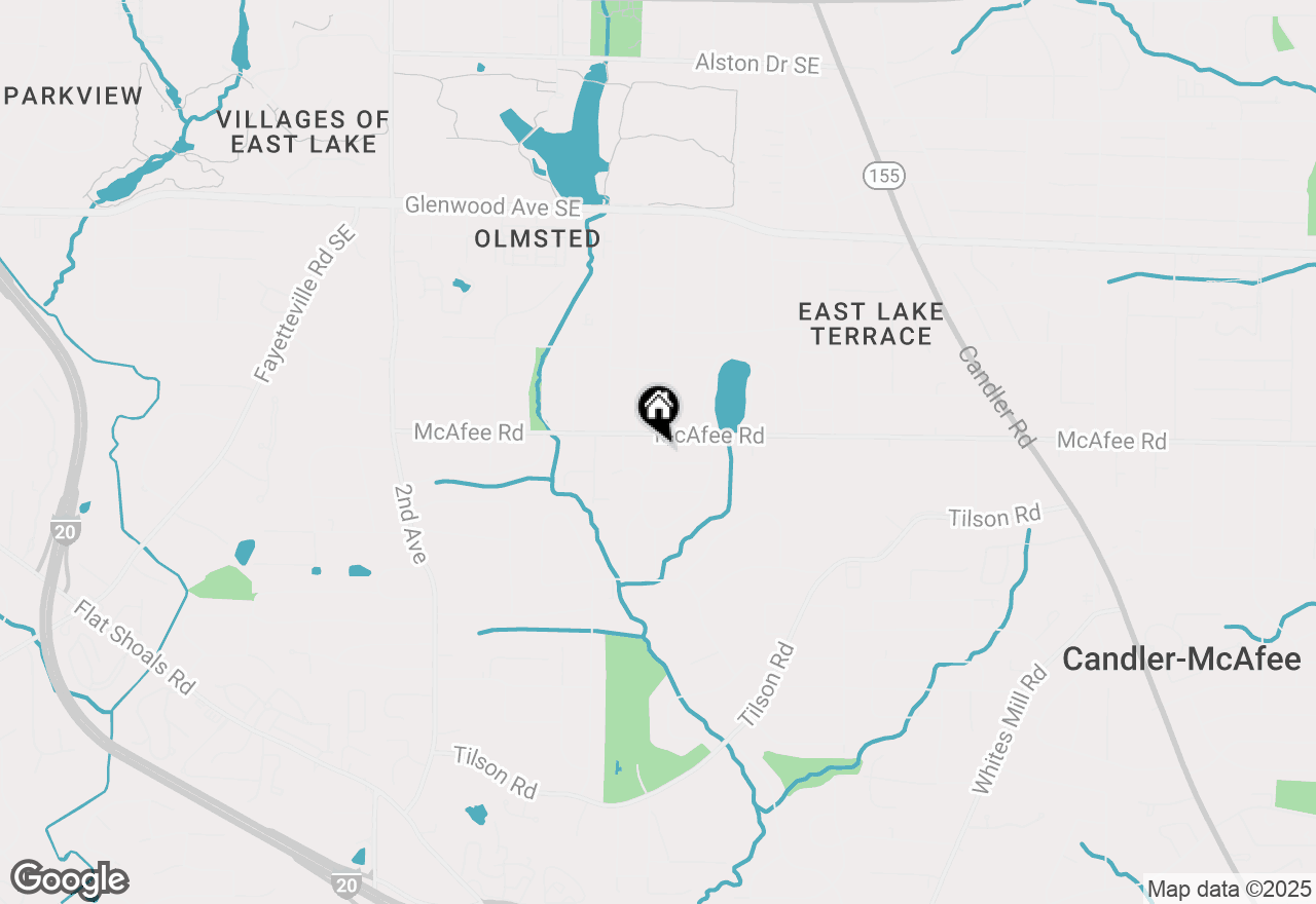 Map of 2038 Rebecca Lane, Decatur, GA 30032