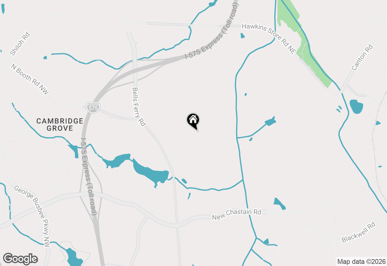 Map of 151 Suburban Drive Ne, Kennesaw, GA 30144