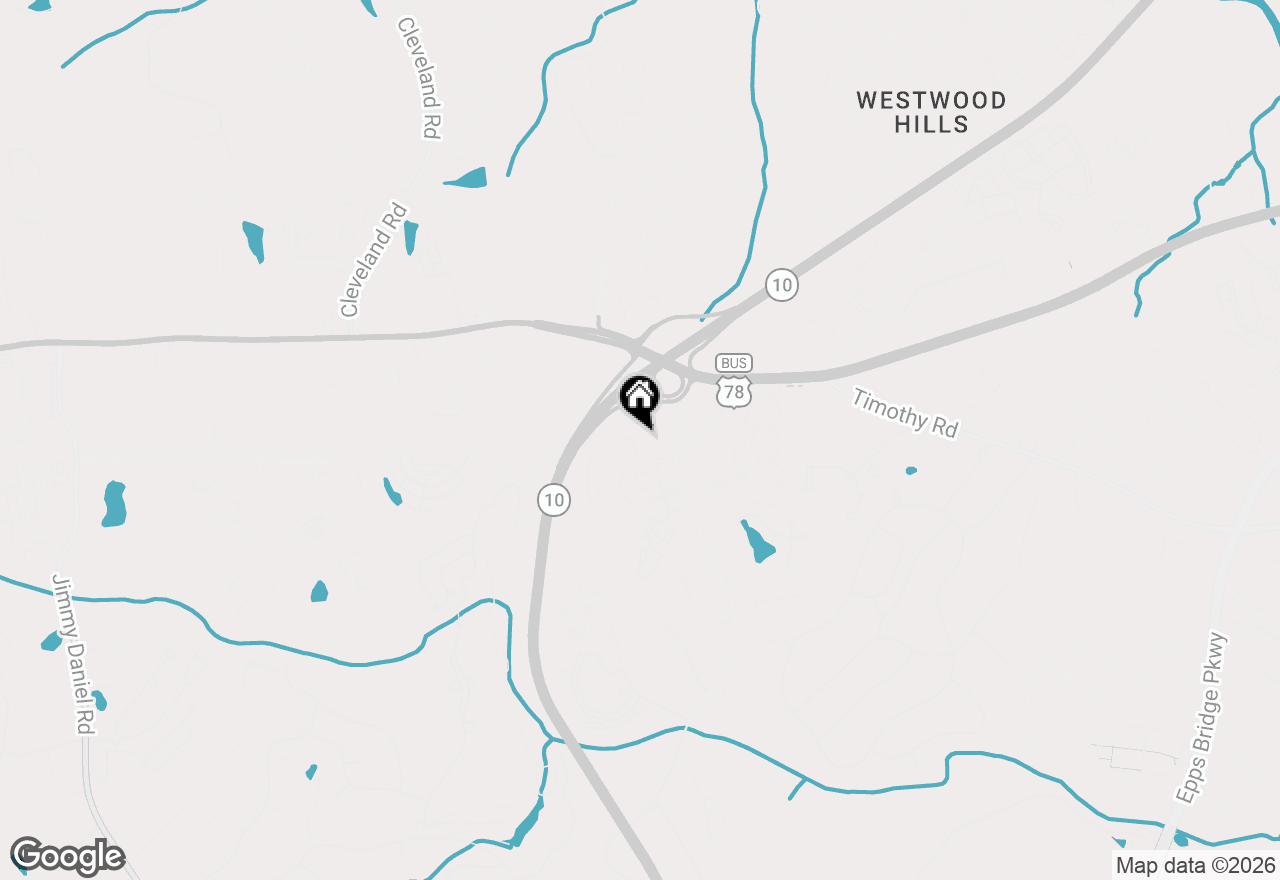 Map of 383 Summerville Lane #10, Athens, GA 30606
