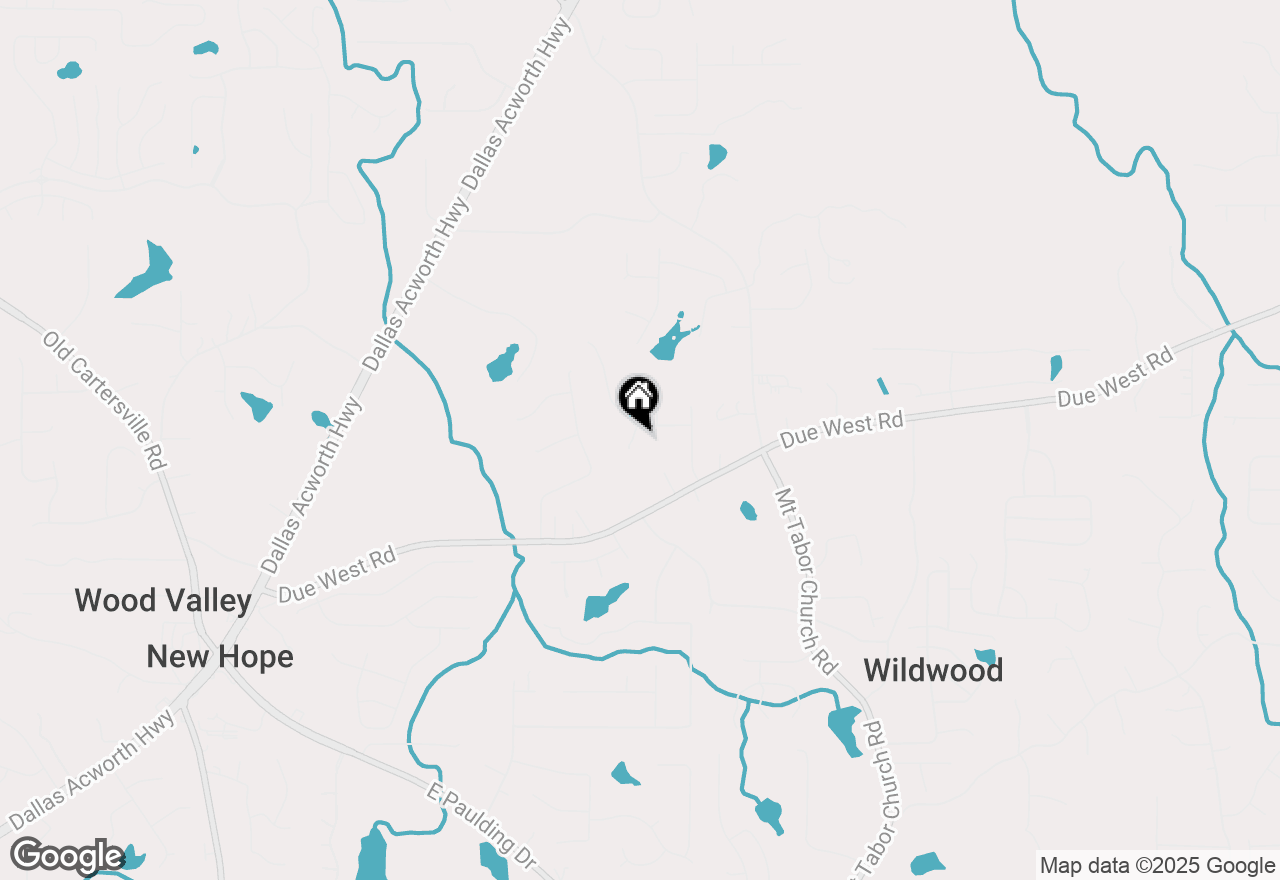 Map of 69 Due West Pass, Dallas, GA 30157