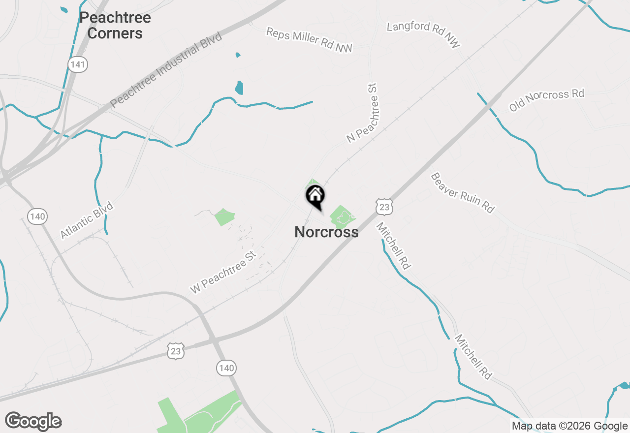 Map of 2878 Ollie Avenue, Norcross, GA 30071