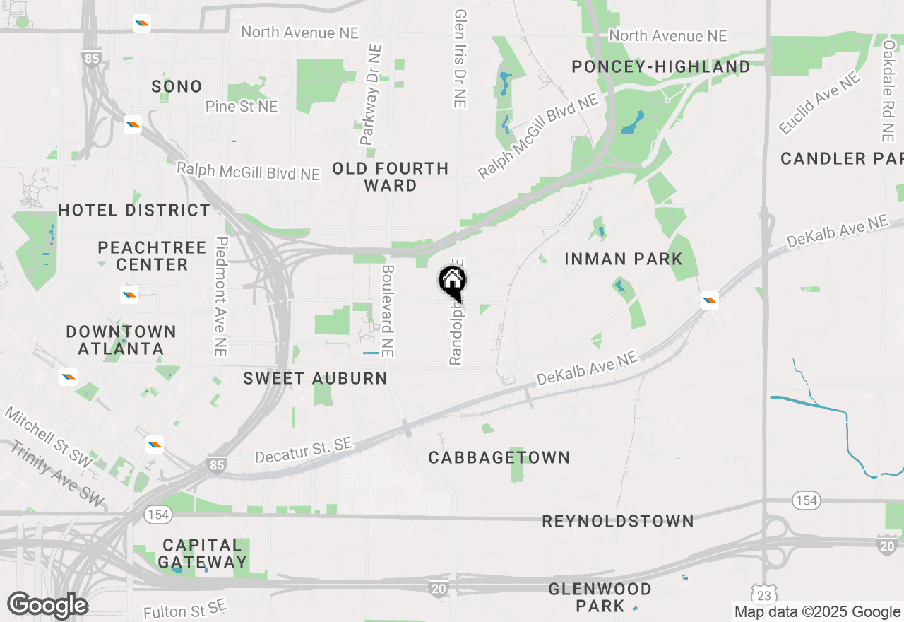 Map of 104 Randolph Street Ne, Atlanta, GA 30312