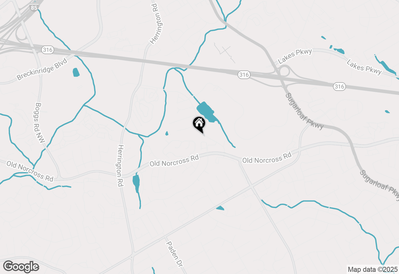 Map of 1141 Oakland Road, Lawrenceville, GA 30044