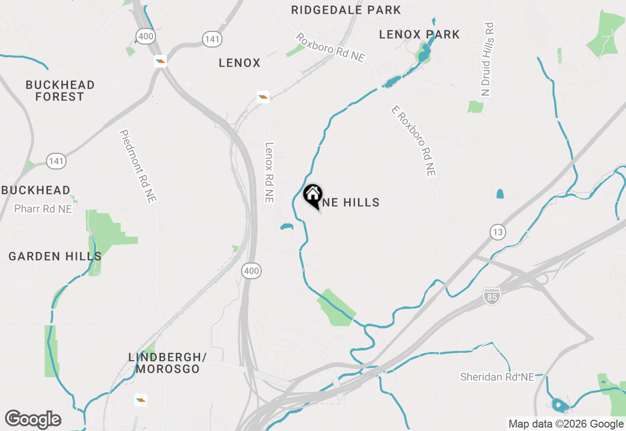 Map of 39 Plantation Drive Ne, Atlanta, GA 30324