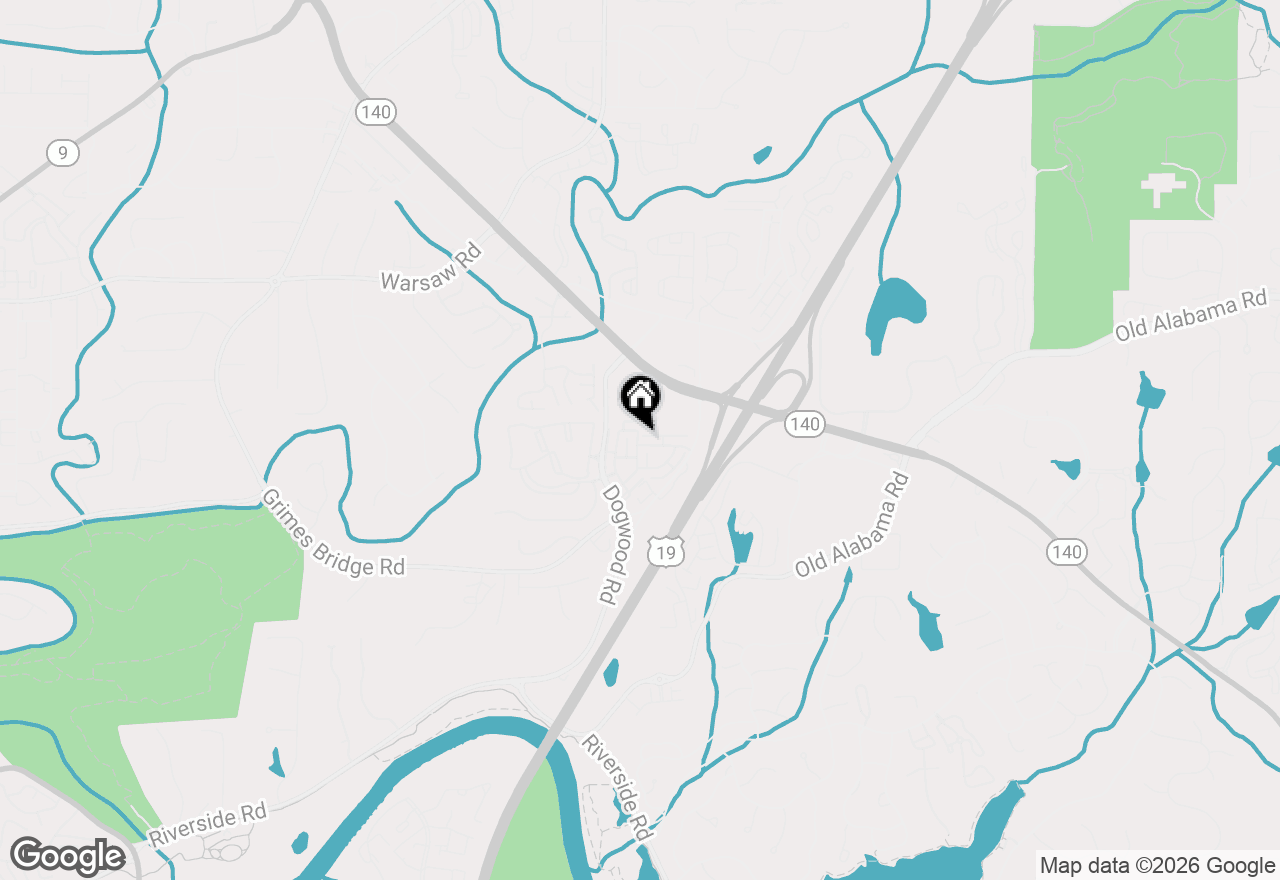 Map of 2066 Heathermere Way, Roswell, GA 30075