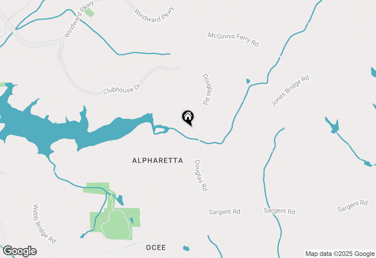 Map of 8485 Caney Creek Landing, Alpharetta, GA 30005